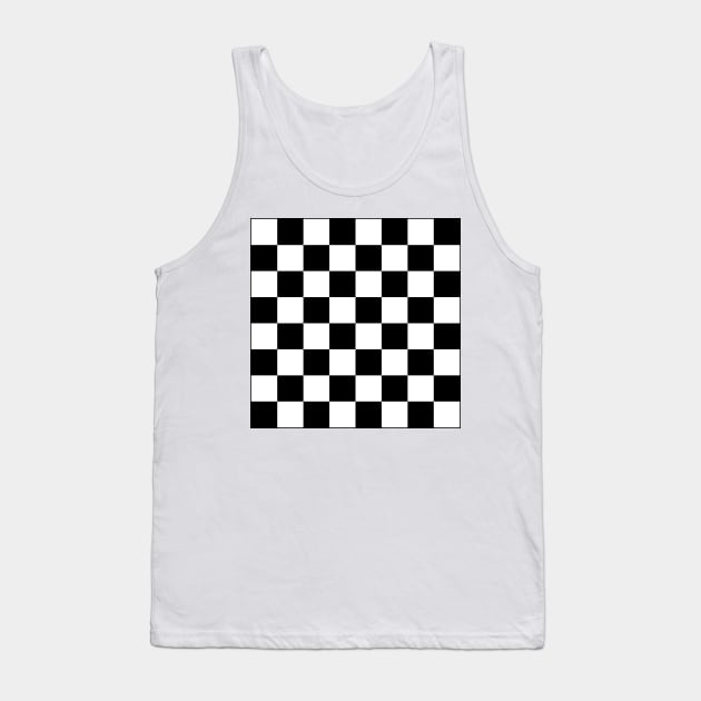 Checkered Pattern | Chessboard Pattern Tank Top by OverNinthCloud